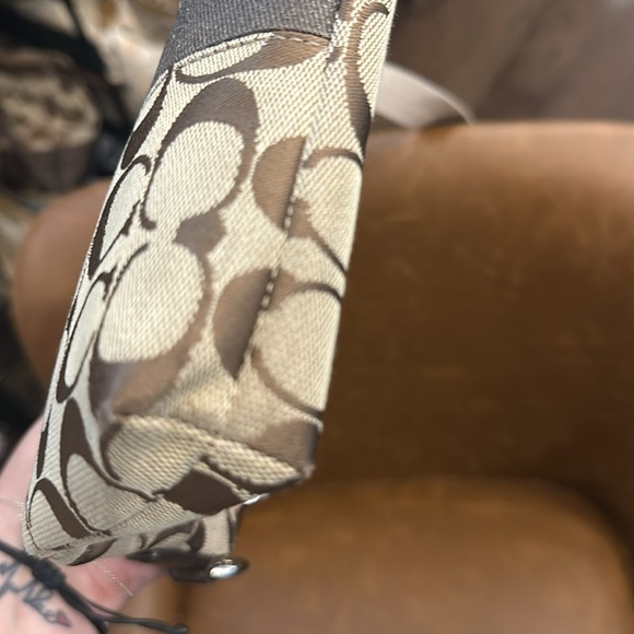 Coach Brown and Cream Crossbody Bag - Picture 2 of 8